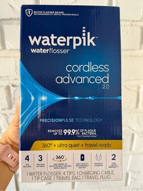 Waterpik Cordless Advanced 2.0 Water Flosser – Blue